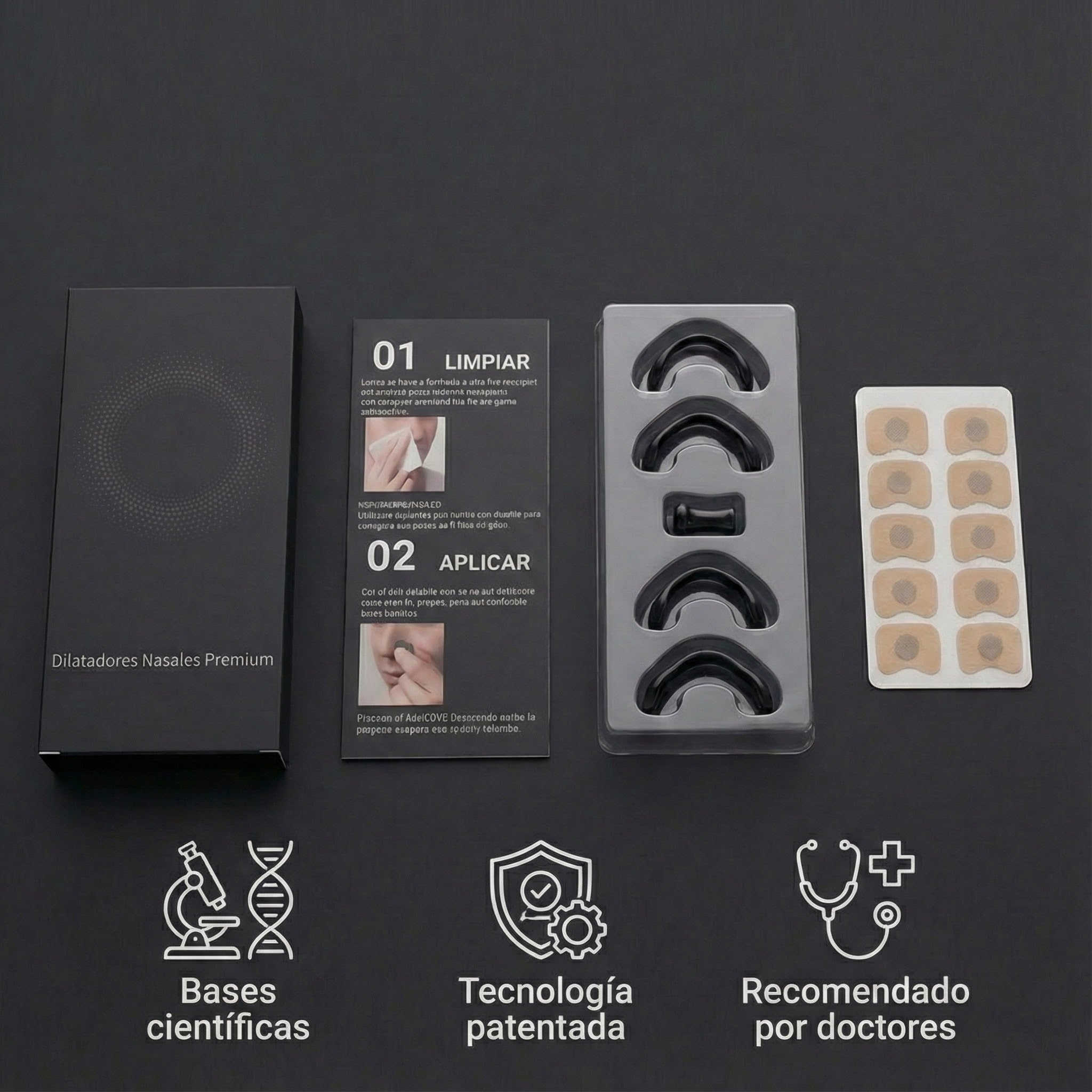 RespiraFit™ - Dilatador nasal magnético